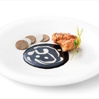 Debic Gastronomie Rezept Kalbsbries in Eihülle weiße Kalbssauce Trüffelsauce